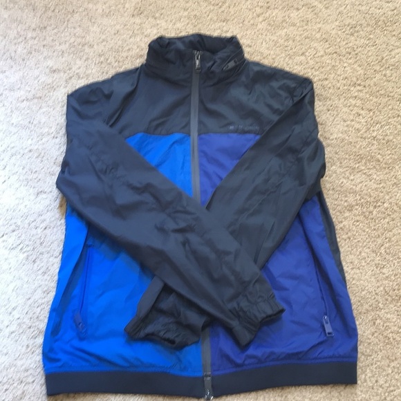 ARMANI Exchange men’s size M blue rain jacket